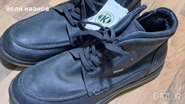 Немски кожени зимни обувки чисто нови с мембрана 43 номер, снимка 1