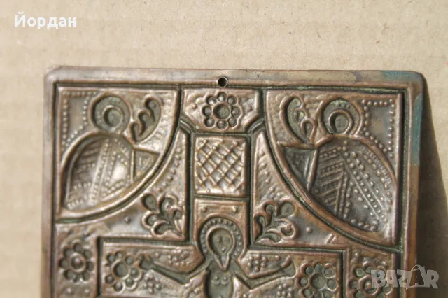 Възрожденска сребърна икона, снимка 10 - Антикварни и старинни предмети - 49483754