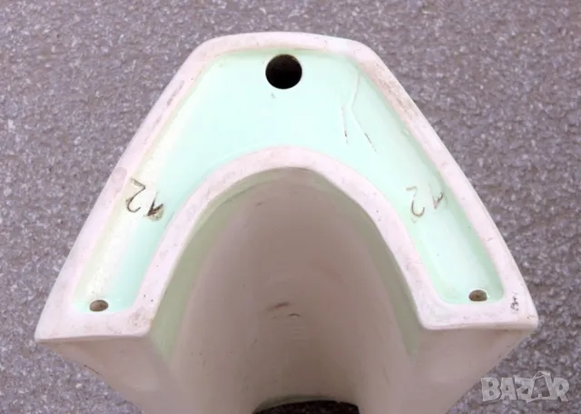 НОВO Български Подови БОТУШИ Фаянс Керамика Порцелан за Мивка Умивалник Тоалетна Баня НРБ БАРТЕР, снимка 7 - Мивки - 47835847