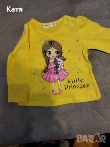 памучна блуза за малки принцеси