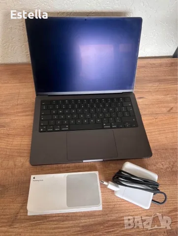 MacBook Pro 14" M4 Pro | 48GB RAM | 2TB SSD | Nano-Texture | AppleCare+ до 2028 г. в перфектно състо