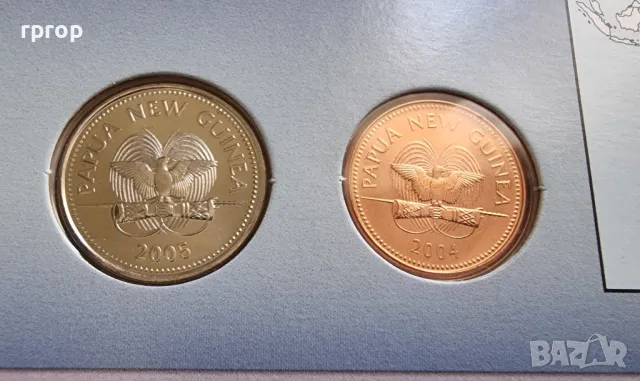 Папуа Нова Гвинея. Австралия и океания. Сет от 6 монети. 2004 - 2005 година. UNC., снимка 14 - Нумизматика и бонистика - 49567556