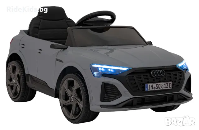 Audi SQ8 12V – Детски акумулаторен джип, Сив, EVA гуми, снимка 2 - Детски велосипеди, триколки и коли - 50418559