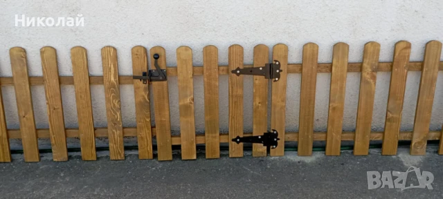 Дървена ограда за детска площадка детски кът дървена декоративна ограда оградка за деца, снимка 4 - Други - 49831594