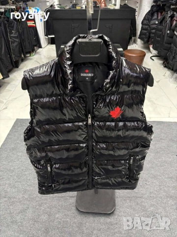 DSQUARED2 Icon Черен Мъжки Елек Лак С-ХХЛ