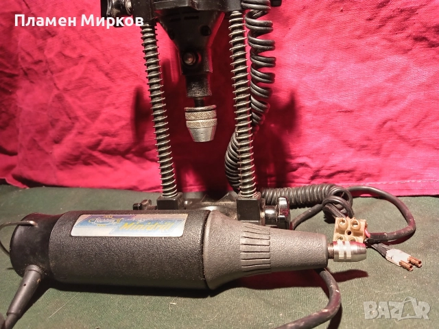 Две германски минидрелки и стойка, снимка 3 - Други инструменти - 52869620