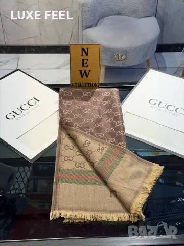 Gucci ✨ Burberry ✨ Guess ✨ Дамски Шалове , снимка 5 - Шалове - 56328985