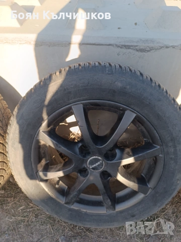 Гуми с джанти 195/60/15 4x114,3 включително и оригинални болтове, снимка 4 - Автомобили и джипове - 53822308
