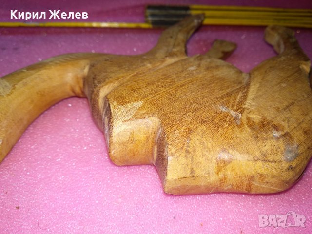 СТАРА ДЕКОРАТИВНА ДЪРВЕНА ФИГУРКА на КАМИЛА РЪЧНА ИЗАБОТКА За КОЛЕКЦИЯ УКРАСА 42869, снимка 12 - Статуетки - 44314331