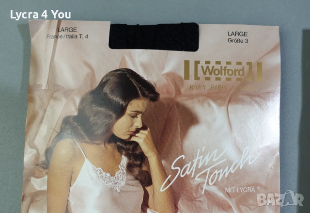Wolford Satin Touch L размер луксозни дамски чорапогащници, снимка 7 - Бельо - 52714783