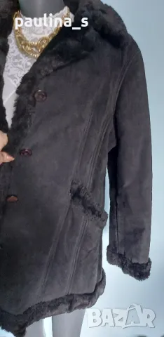 "Steve Madden" / Естествен велур / Дамски кожух / 44 EU , снимка 6 - Палта, манта - 48877475