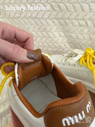 Дамски маратонки Miu Miu, снимка 6 - Маратонки - 52876000