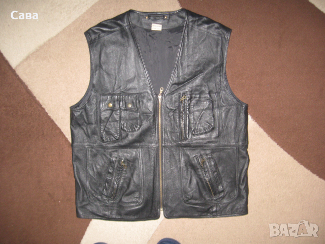 Кожени елеци  мъжки,Л и ХЛ, снимка 2 - Якета - 44518097