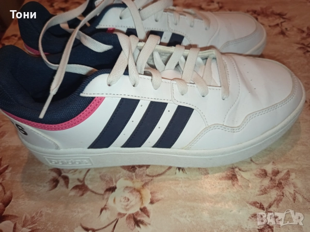 ADIDAS Оригинал Нови Дамски Кожени Маратонки 40, снимка 14 - Маратонки - 52860731