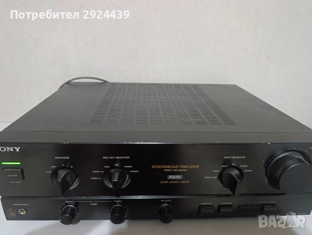 SONY TA -F270, снимка 7 - Ресийвъри, усилватели, смесителни пултове - 52619407