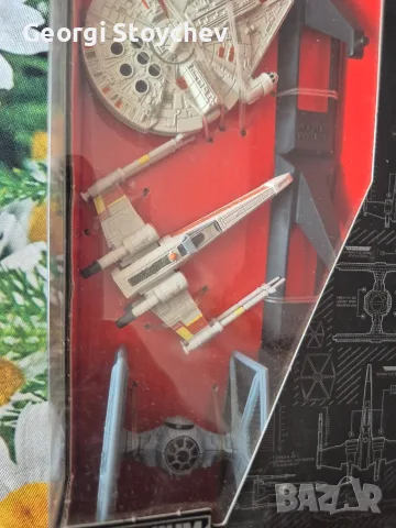 Комплект от 4 макета (Die cast) STAR WARS FORCE AWAKENS BLACK SERIES TITANIUM на HASBRO, снимка 4 - Колекции - 56194429