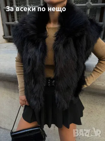 Дамски пухен елек - 2 налични цвята Код A135, снимка 8 - Елеци - 47552651