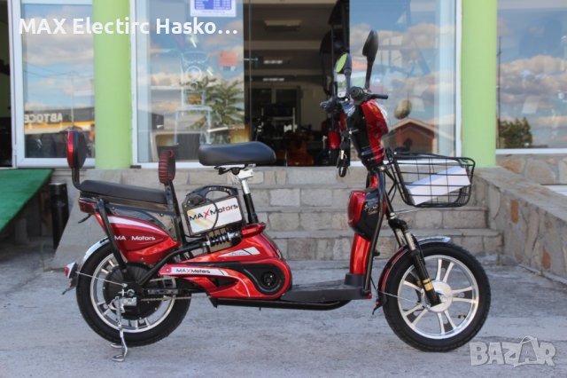 Електрически скутер-велосипед MaxMotors EBZ16 600W - RED, снимка 2 - Мотоциклети и мототехника - 41827547