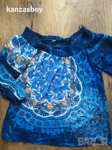 desigual - страхотна дамска блуза КАТО НОВА, снимка 4 - Блузи с дълъг ръкав и пуловери - 36357959