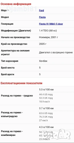 Продавам Форд фиеста 1.4 tdci-70 к.с 2003 год., снимка 12 - Автомобили и джипове - 53807951
