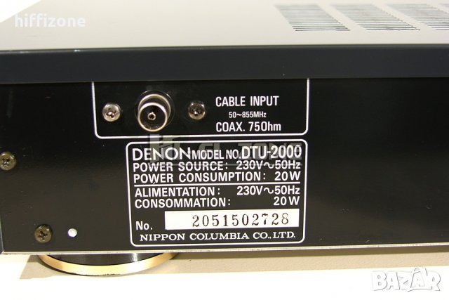 ТУНЕР  Denon dtu-2000 /2 , снимка 8 - Ресийвъри, усилватели, смесителни пултове - 34704050