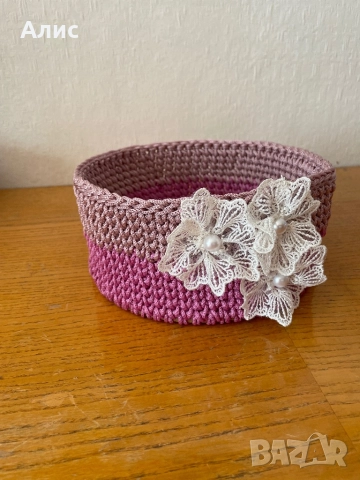 Коледни кошнички, ръчна изработка, снимка 4 - Декорация за дома - 52438506