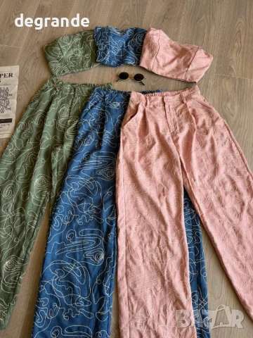  Дамски комплект Топ+Панталон, снимка 3 - Комплекти - 51099272