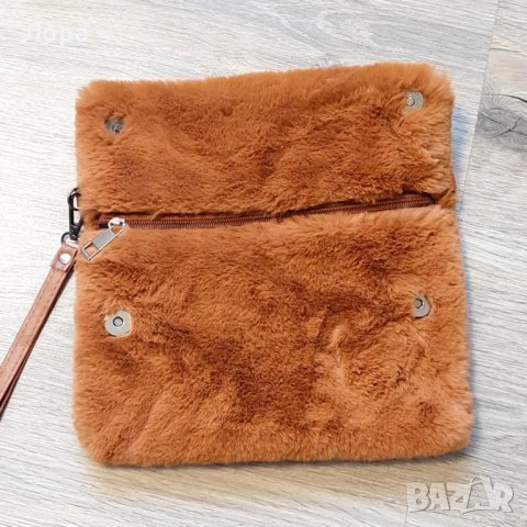 Дамско пухено сако с подарък, снимка 8 - Сака - 48529440