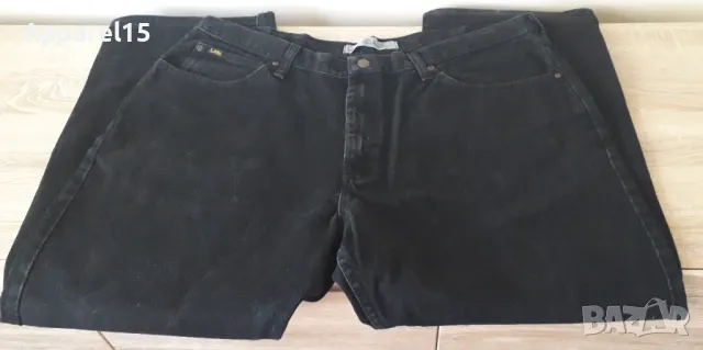 Lee американски черни дънки, 42х30, снимка 3 - Дънки - 38341089