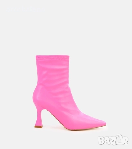 Дамски боти на висок ток изработени от еко кожа Fatira, 3цвята , снимка 6 - Дамски боти - 51827615