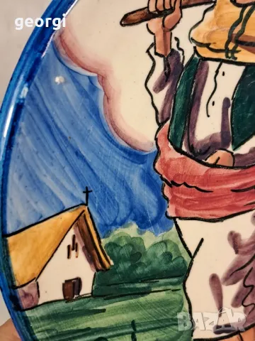 декоративна керамична чиния 18/5, снимка 4 - Декорация за дома - 49261879