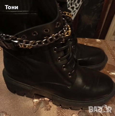 LADY GLORY Оригинал Нови Дамски Високи Боти Изцяло от Естествена Кожа 39, снимка 6 - Дамски боти - 53488904