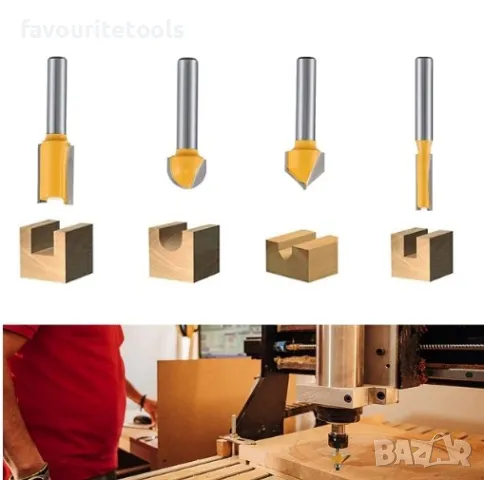 Комплект фрезери Tolsen ф8мм - 15бр., снимка 10 - Други инструменти - 40762472