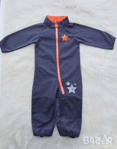 Детски софтшел гащеризон 9-12 месеца , снимка 6 - Бебешки гащеризони - 53489807