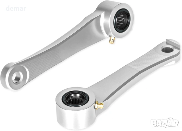 CNC CRF 450RL Регулируеми задни окачващи връзки за CRF450 и CRF250 (2017–2024) (сребърни), снимка 4 - Части - 53657179