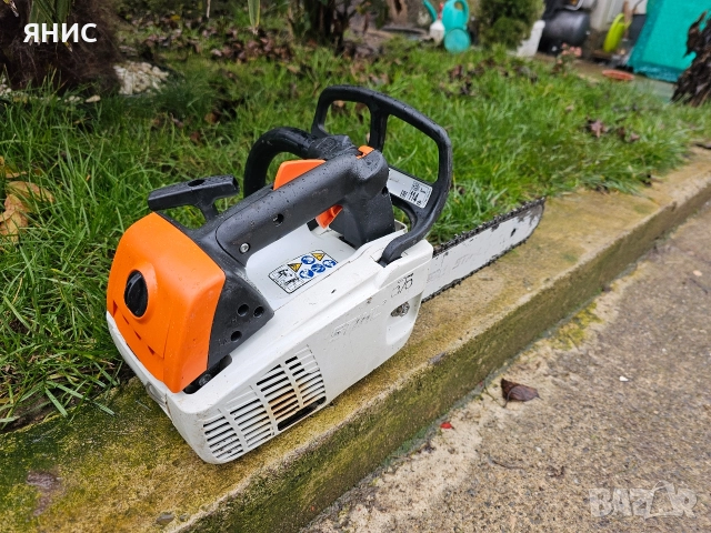 МОТОРНА РЕЗАЧКА STIHL MS 193.T. КАСТРАЧКА. ПЕРФЕКТНА , снимка 4 - Градинска техника - 52891520