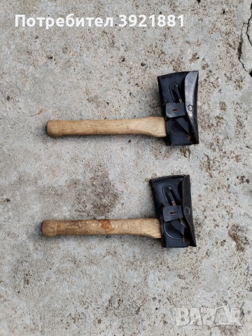 Немски пожарникарски брадви + колани, снимка 8 - Антикварни и старинни предмети - 52631882