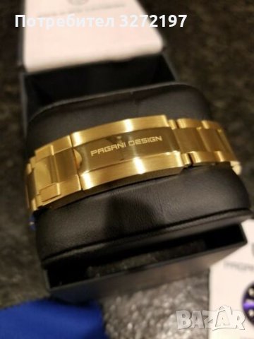 PAGANI DESIGN автоматичен часовник с Японски механизъм SEIKO NH35,стъкло сапфир,водоустойчив, снимка 4 - Мъжки - 41398775
