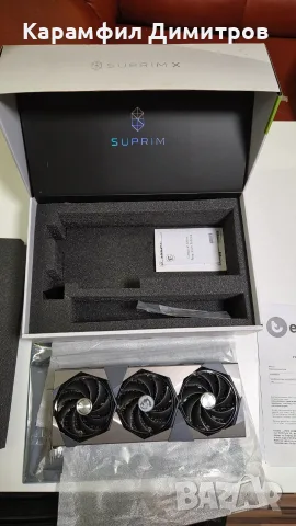 MSI GeForce RTX 4090 SUPRIM X 24G видеокарта с воден блок Alphacool Eisblock Aurora Acryl GPX-N, снимка 6 - Видеокарти - 56069264