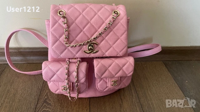 Chanel дамска раница естествена кожа 