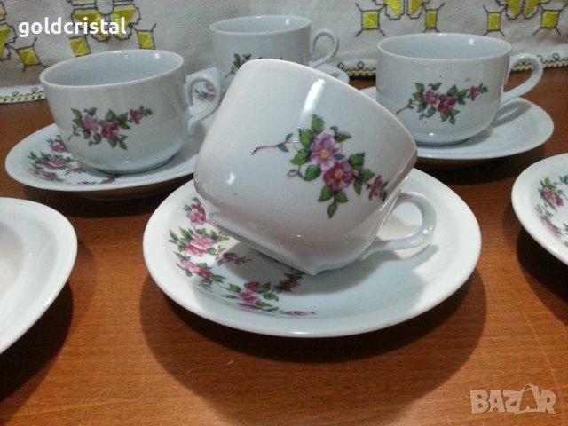 Български порцелан чаши за чай , снимка 8 - Антикварни и старинни предмети - 44465801