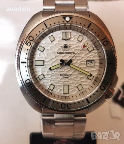 НОВ! ADDIESDIVE automatic 24 jewels SAPPHIRE WR 200m by Seiko , снимка 3 - Мъжки - 42123168