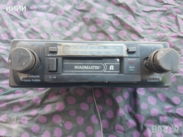 Авто радио касетофон ROADMASTER