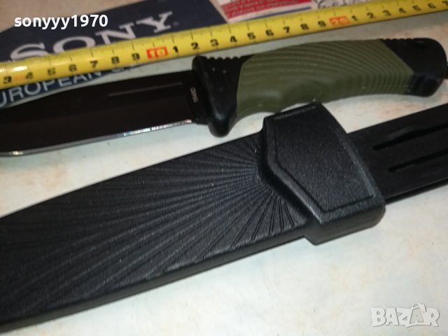 НОЖ ТАКТИЧЕСКИ С ТВЪРДА НОЖНИЦА 2108231721, снимка 11 - Ножове - 41923335