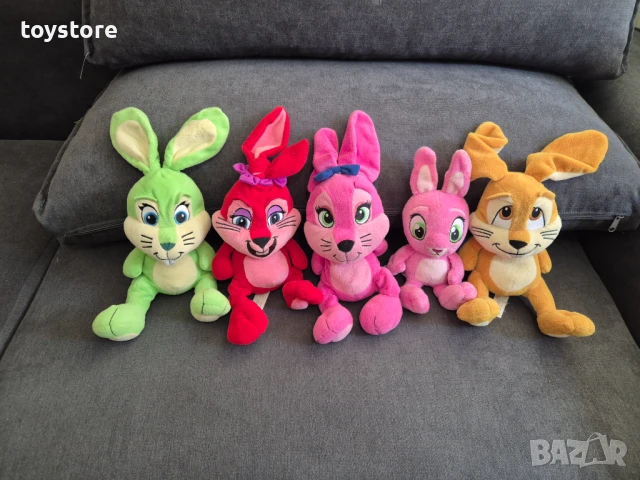 Лот Плюшени Играчки Зайци 