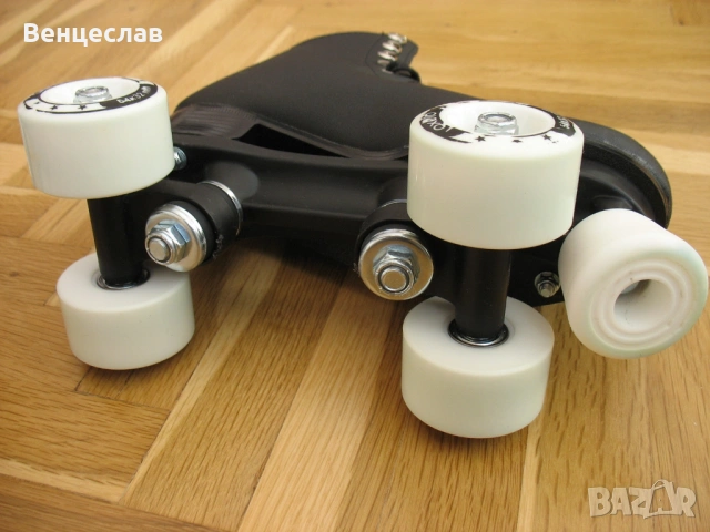 Кънки за фигурно пързаляне OXELO QUAD 100, номер 36, снимка 7 - Ролери, кънки - 53132952