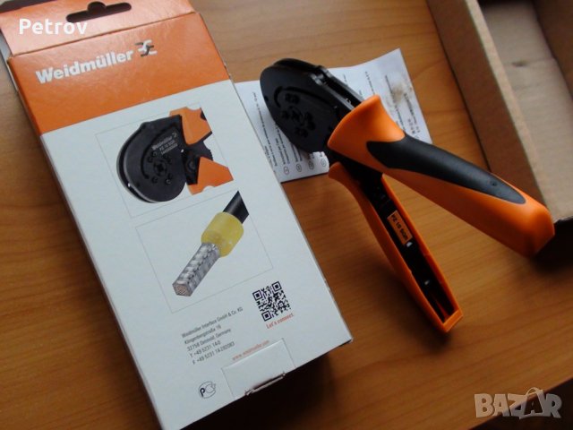 WEIDMÜLLER PZ 10 SQR - ТОП-PROFI Кримпклещи 0,14-10mm² SUPER CRIMP !! ЧИСТО НОВИ !! Made in Germany , снимка 11 - Клещи - 35709959