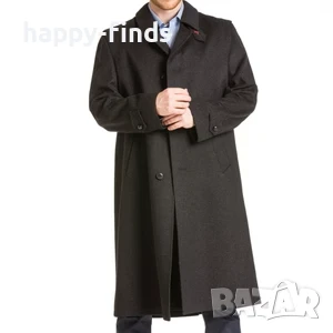 топ стил Мъжко палто, висококачествен вълнен плат XL 54, снимка 3 - Палта - 43780535