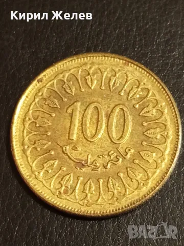 Монета 100 милима 1997г. Тунис рядка за КОЛЕКЦИЯ ДЕКОРАЦИЯ 40870, снимка 2 - Нумизматика и бонистика - 48940308