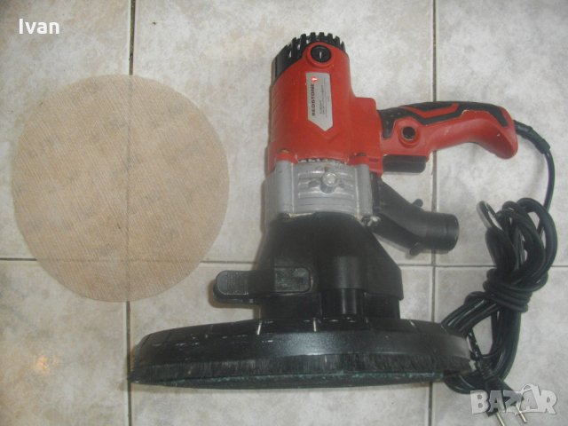 ф225мм-850 Вата ЕЛЕКТРИЧЕСКИ ШЛАЙФ ЗА СТЕНИ ТАВАНИ ПОДОВЕ REDSTONE, снимка 4 - Други инструменти - 34077490